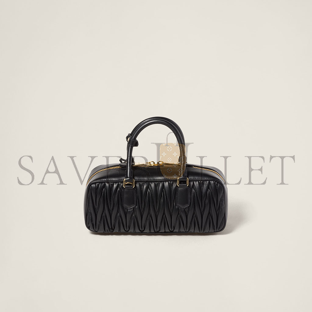 MIU MIU ARCADIE MATELASSÉ NAPPA LEATHER BAG 5BB148 (22*10.5*7.5cm) MIU MIU ARCADIE MATELASSÉ NAPPA LEATHER BAG 5BB148 (22*10.5*7.5cm)